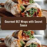 Gourmet BLT Wraps with Secret Sauce That Will Blow Your Mind