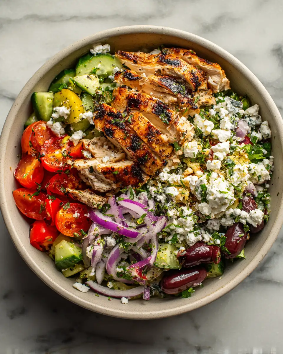 Final dish - Flavor-Packed Greek Chicken Bowls You Need to Try Today