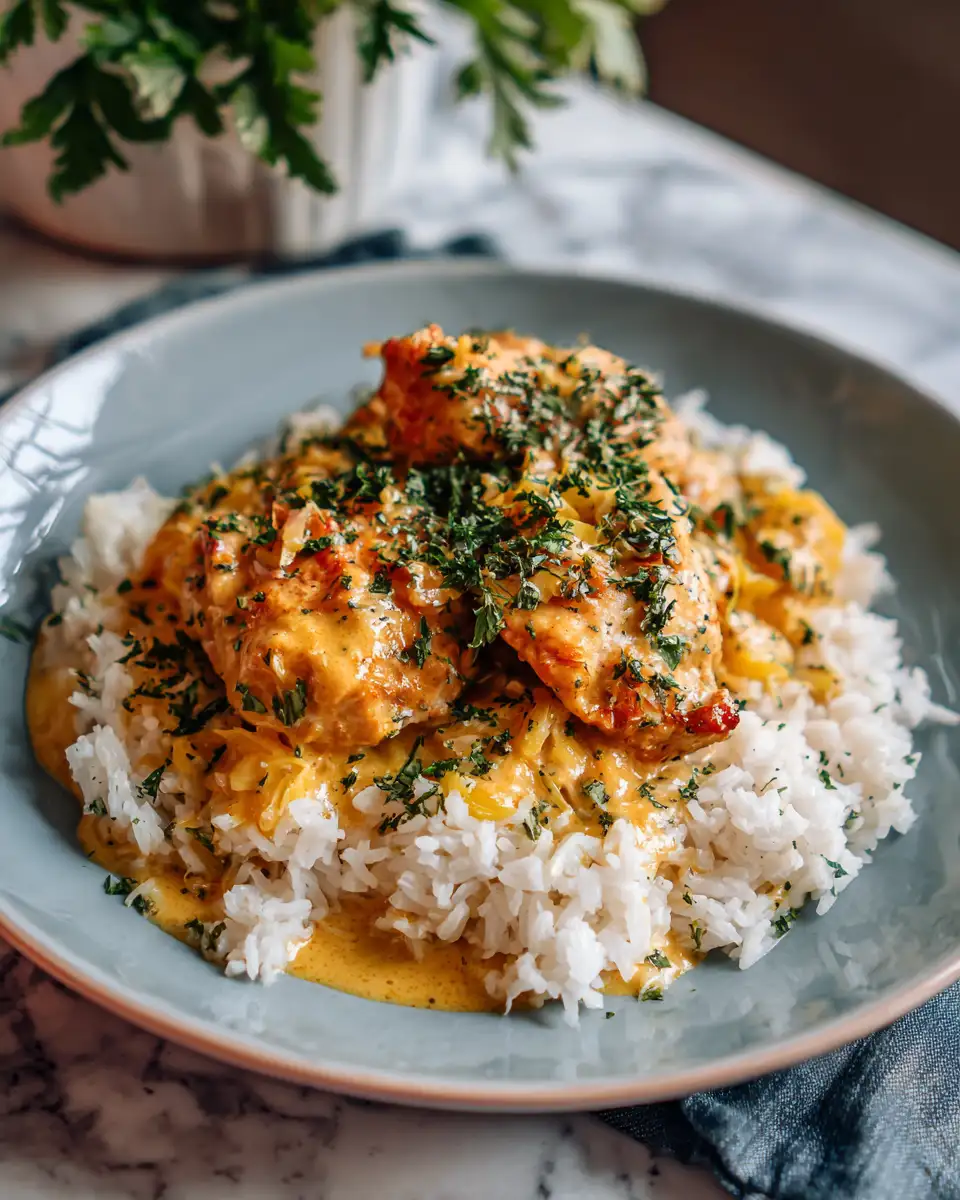 Tropical Delight Hawaiian Chicken with Coconut Rice Recipe 6 Final dish - Tropical Delight Hawaiian Chicken with Coconut Rice Recipe