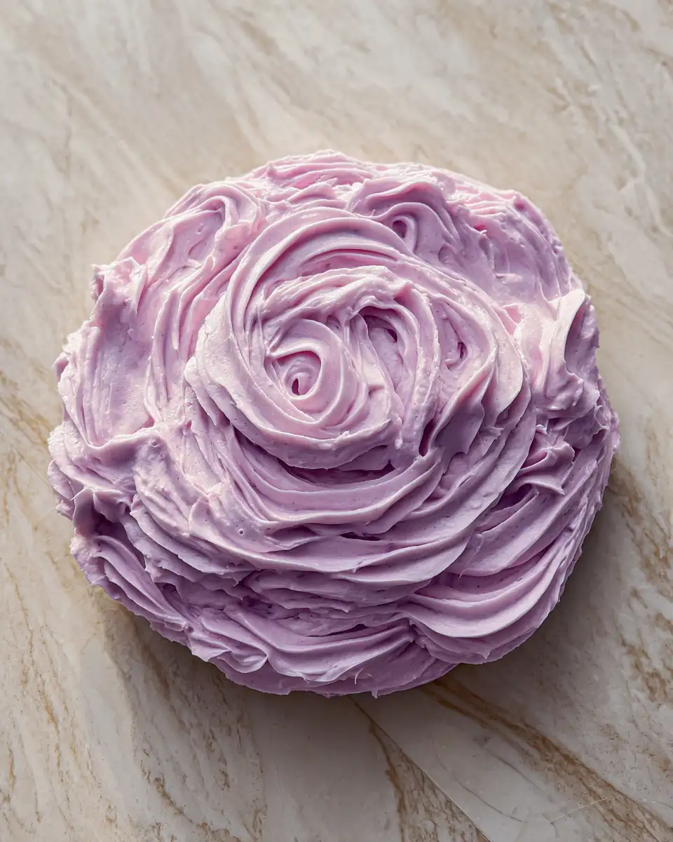 Final dish - How to Make Dreamy Lavender Buttercream Frosting for Every Sweet Treat