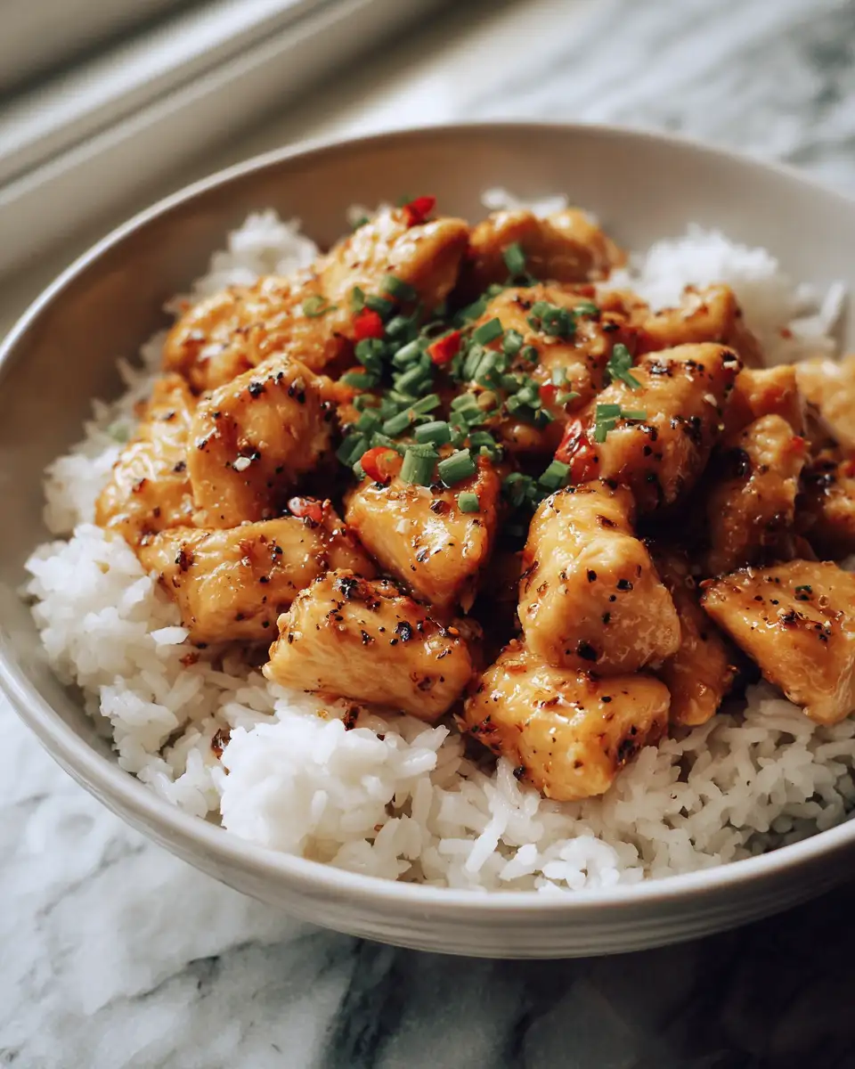 HomePgae 8 Sweet and Savory Delight Maple Chicken and Coconut Rice Recipe