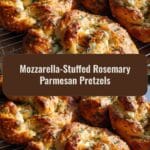 Irresistible Mozzarella-Stuffed Rosemary Parmesan Pretzels You Have to Try
