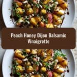 Sweet and Tangy Bliss Peach Honey Dijon Balsamic Vinaigrette Recipe