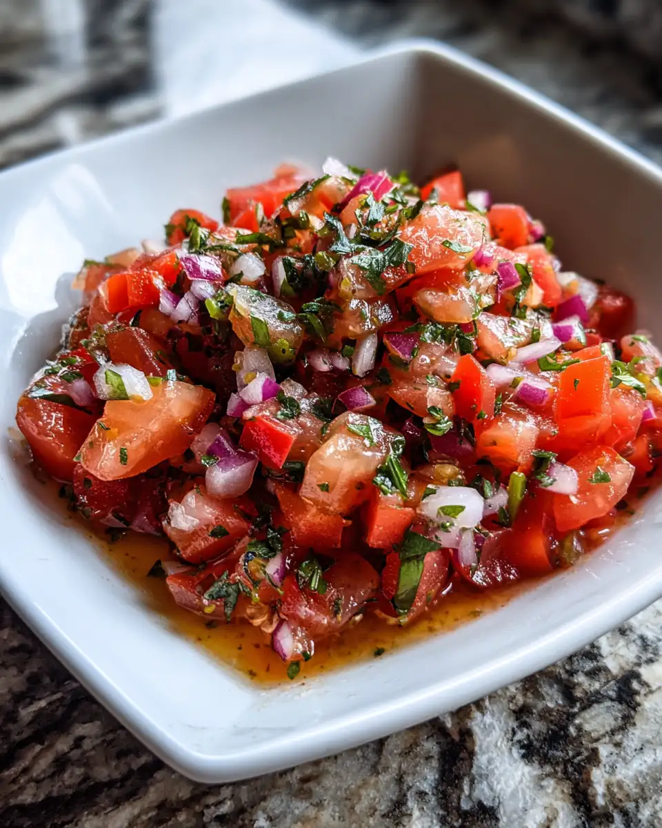 Final dish - How to Make Authentic Restaurant Style Salsa That Pops with Flavor