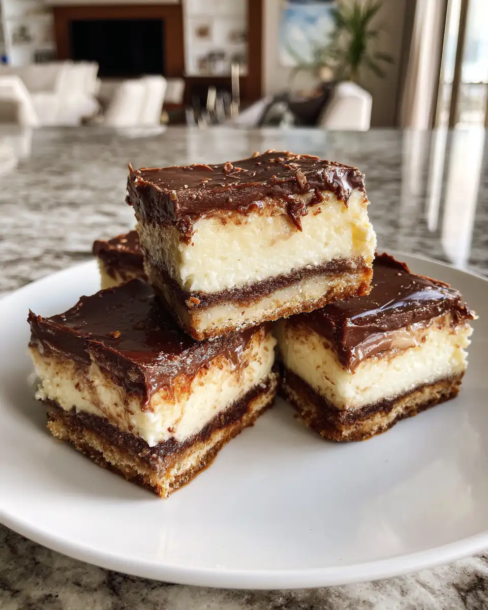 Final dish - Irresistible Rolo Cheesecake Bars You Need to Try Today