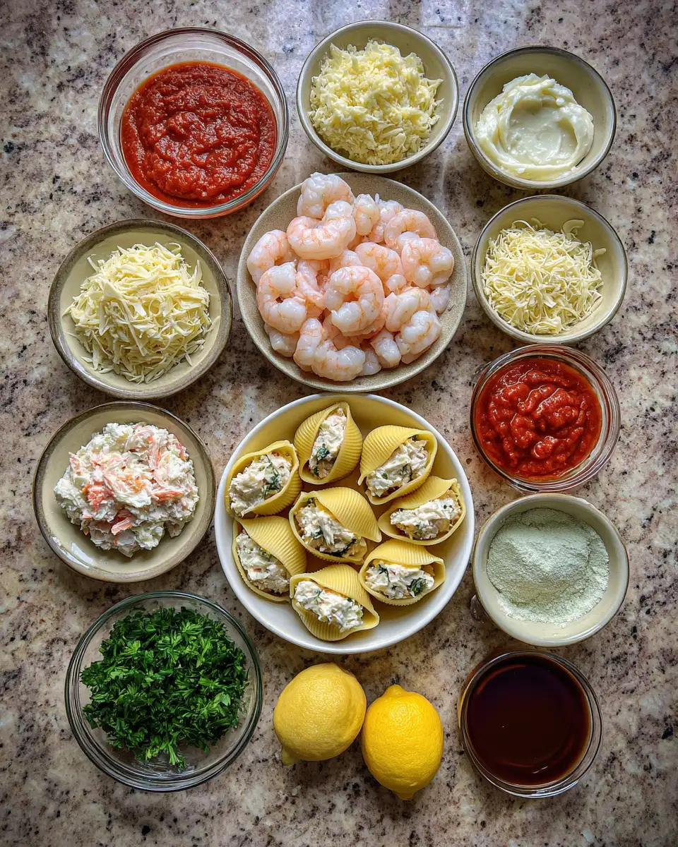 Irresistible Seafood Stuffed Shells That Will Wow Your Taste Buds 4 Ingredients for Irresistible Seafood Stuffed Shells That Will Wow Your Taste Buds
