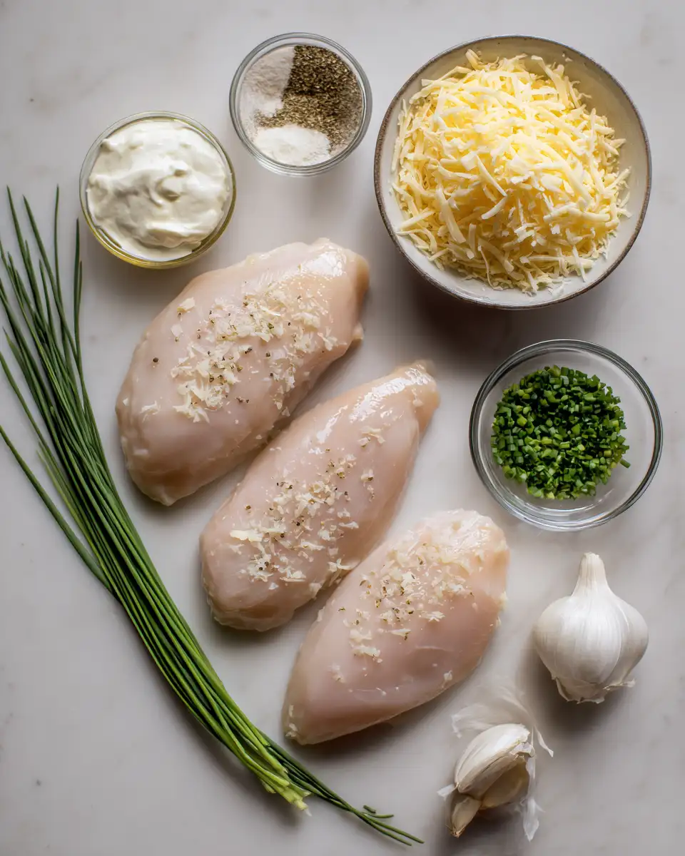 Ingredients for Creamy Delight Sour Cream and Onion Chicken Recipe You’ll Love