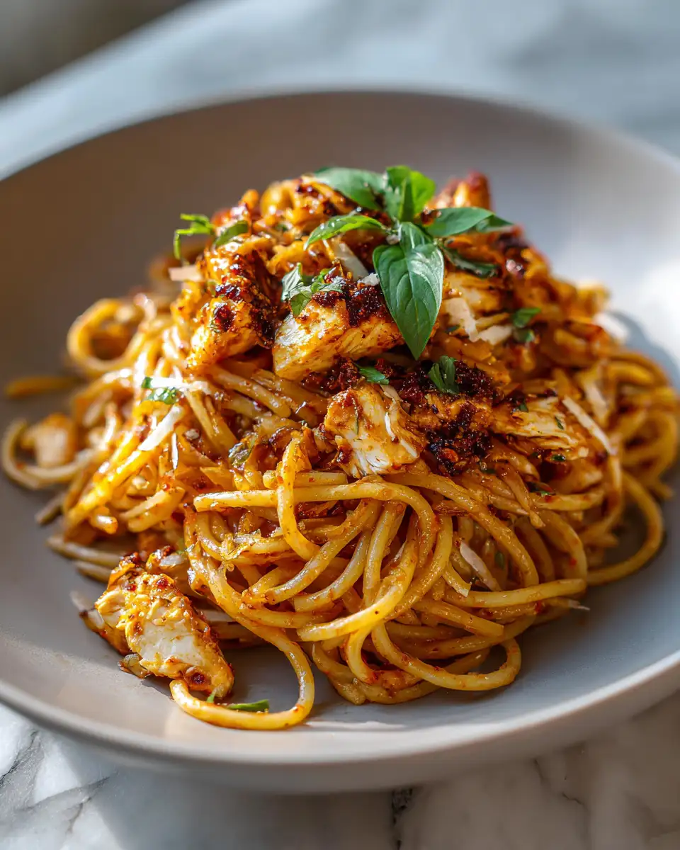 Irresistibly Zesty Chicken Spaghetti That Will Spice Up Your Dinner Routine - Featured Image