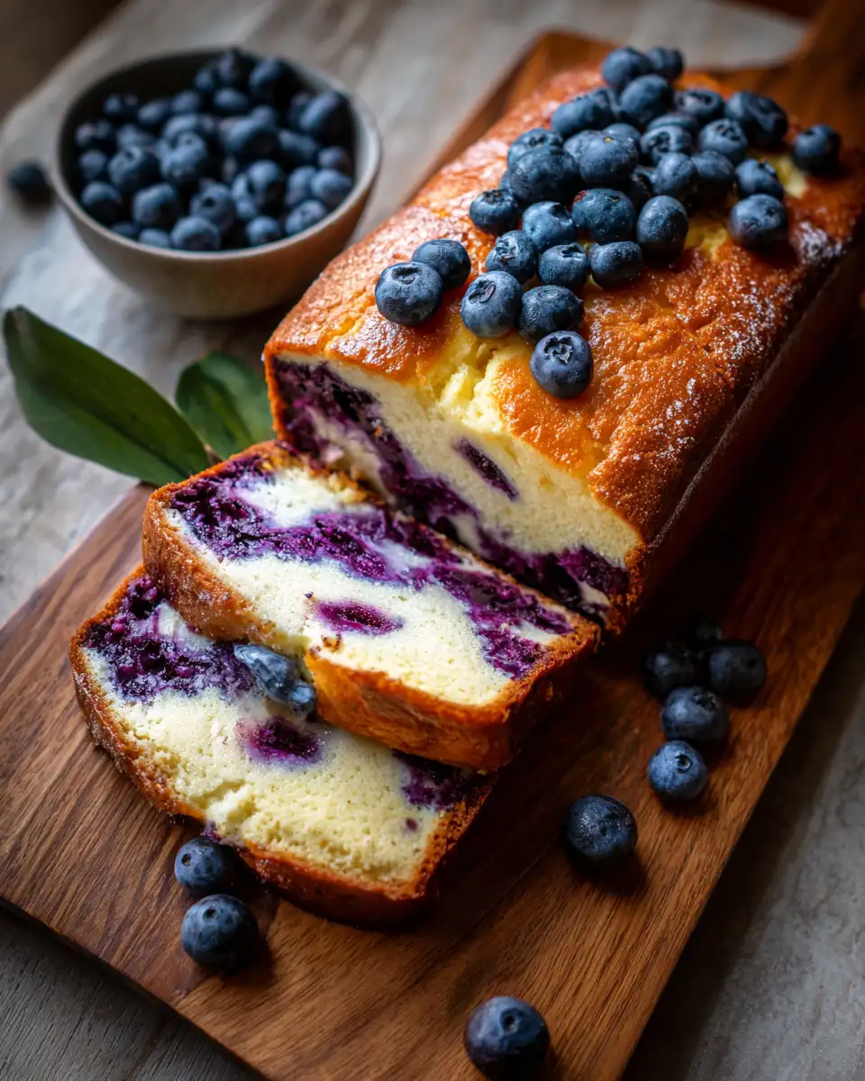 Irresistible Blueberry Cream Cheese Loaf Recipe You Have to Try - Featured Image