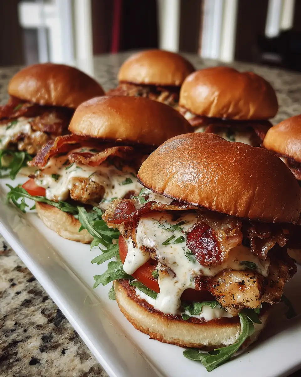 Irresistible Chicken Bacon Ranch Sliders You Need to Try Today 6 Final dish - Irresistible Chicken Bacon Ranch Sliders You Need to Try Today