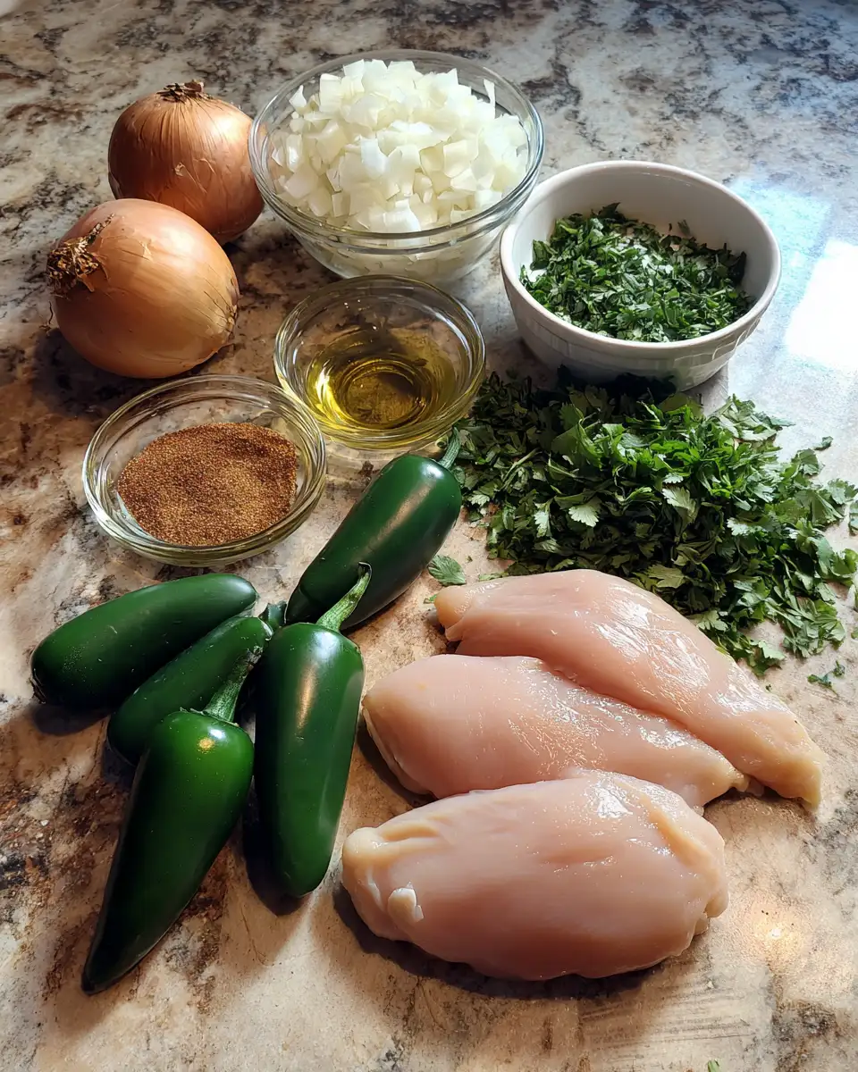 Ingredients for Spice Up Dinner with Irresistible Jalapeno Chicken Recipes