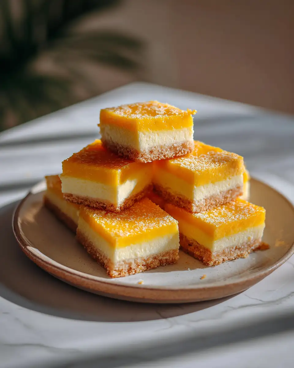 HomePgae 7 Irresistible Mango Curd Dessert Bars with Buttery Shortbread Crust
