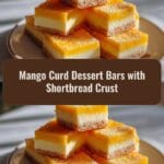 Irresistible Mango Curd Dessert Bars with Buttery Shortbread Crust