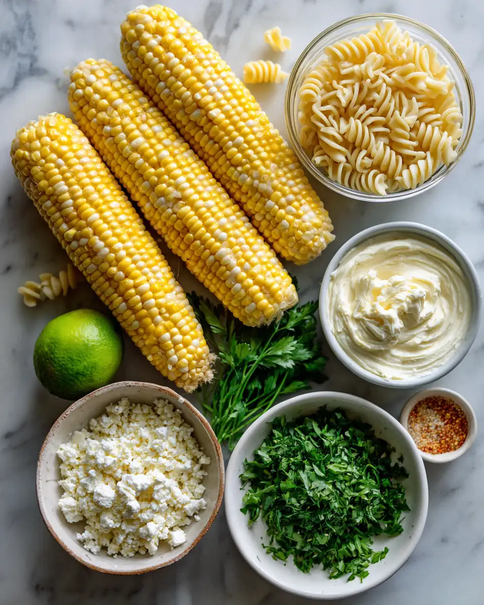 Zesty Mexican Street Corn Pasta Salad Recipe You Need to Try 4 Ingredients for Zesty Mexican Street Corn Pasta Salad Recipe You Need to Try