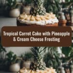 Tropical Carrot Cake with Pineapple and Cream Cheese Frosting Recipe