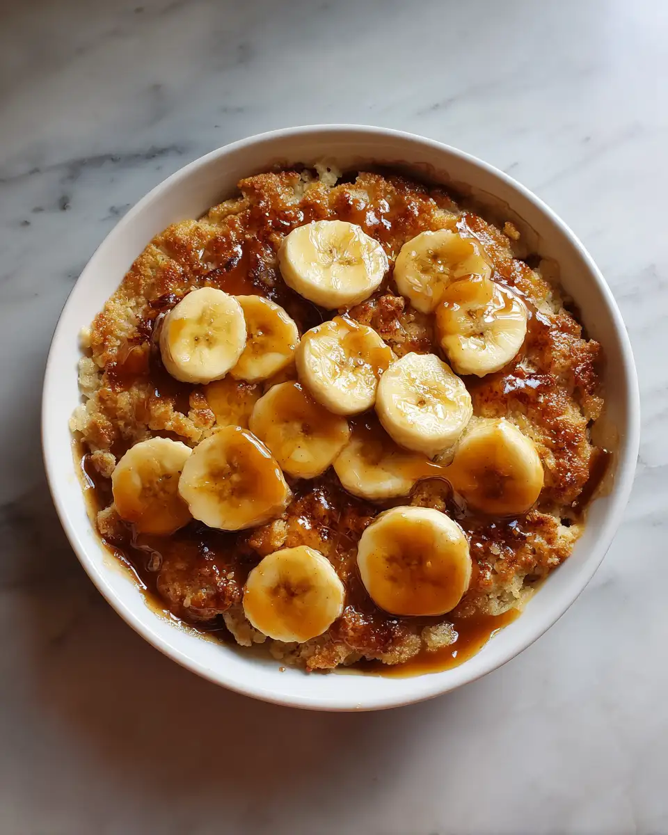 Up with Decadent Bananas Foster Cobbler for Cold Nights 6 Final dish - Up with Decadent Bananas Foster Cobbler for Cold Nights