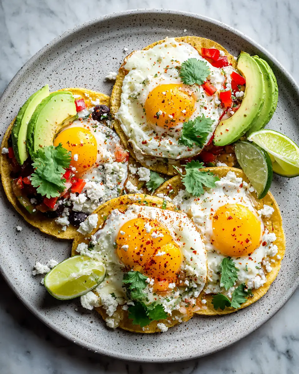 Ingredients for Morning Magic with Crispy and Flavorful Breakfast Tostadas
