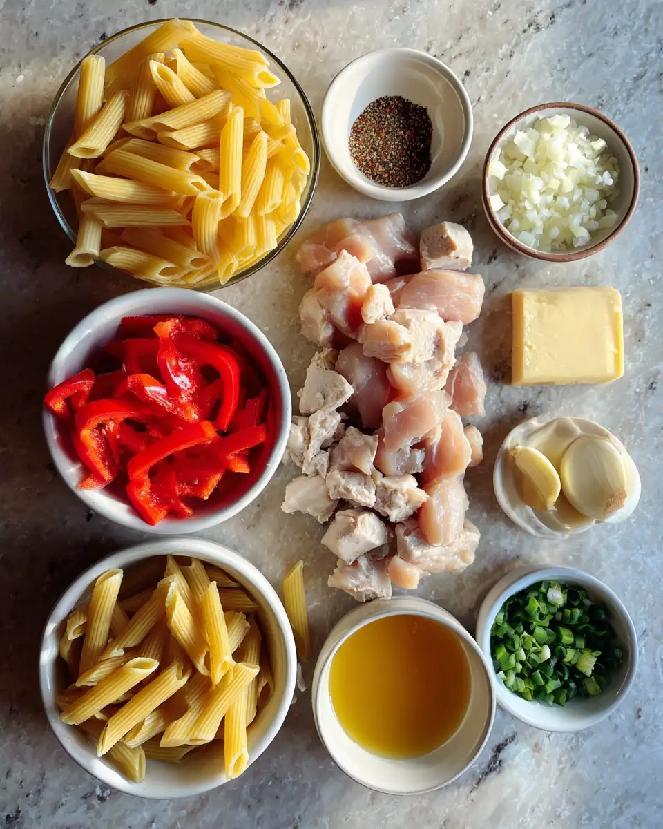 Ingredients for Irresistible Cajun Honey Butter Chicken Pasta Recipe You Need to Try