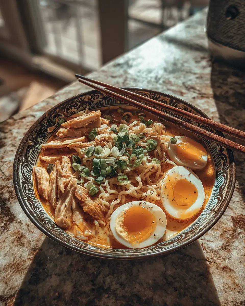 Irresistible Chicken Ramen with Garlic Sauce Recipe You Need to Try - Featured Image