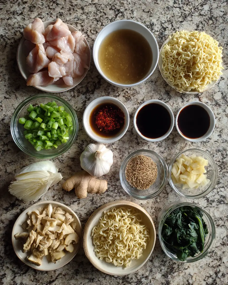 Irresistible Chicken Ramen with Garlic Sauce Recipe You Need to Try 4 Ingredients for Irresistible Chicken Ramen with Garlic Sauce Recipe You Need to Try