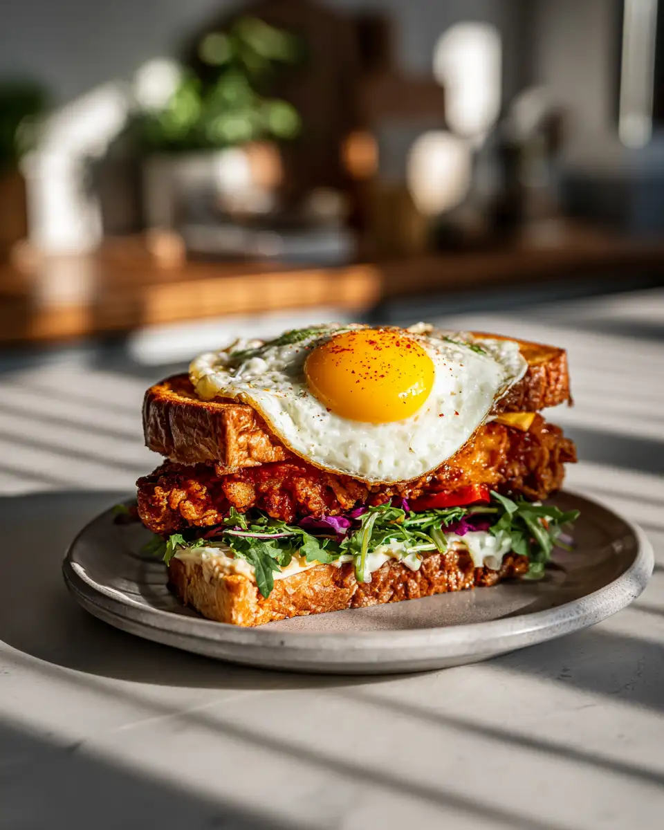 Irresistible French Toast Fried Chicken Sandwich That Will Blow Your Mind 6 Final dish - Irresistible French Toast Fried Chicken Sandwich That Will Blow Your Mind