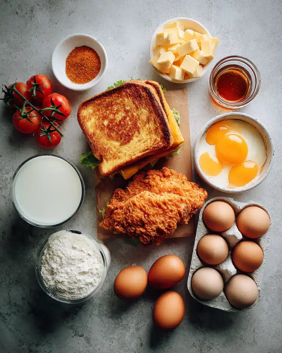 Irresistible French Toast Fried Chicken Sandwich That Will Blow Your Mind 4 Ingredients for Irresistible French Toast Fried Chicken Sandwich That Will Blow Your Mind