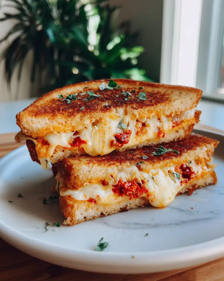 Melted Perfection Grilled Cheese with Sun-Dried Tomato Delight - Featured Image