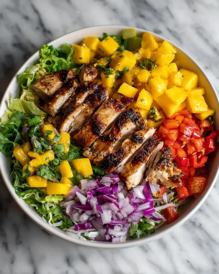 Tropical Twist Jerk Chicken Buddha Bowl with Zesty Mango Salsa 5 Tropical Twist Jerk Chicken Buddha Bowl with Zesty Mango Salsa - Featured Image