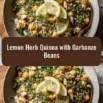 Bright and Zesty Lemon Herb Quinoa with Garbanzo Beans for a Wholesome Meal
